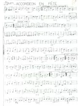 télécharger la partition d'accordéon Accordéon en fête (Pot Pourri de Marches) (Manuscrit) au format PDF