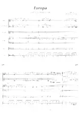télécharger la partition d'accordéon Europa (Earth's Cry Heaven's Smile) (Orchestration Complète) (Rock Latino) au format PDF
