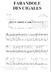 télécharger la partition d'accordéon Farandole des cigales (Tarentelle) au format PDF