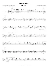télécharger la partition d'accordéon Radetzky March (Op 228) au format PDF