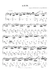 scarica la spartito per fisarmonica 4 juin (Polka) in formato PDF