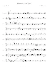 scarica la spartito per fisarmonica Menuet Gothique in formato PDF