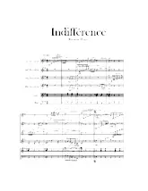 télécharger la partition d'accordéon Indifférence (Pour Orchestre d'Accordéons) au format PDF