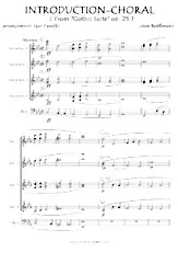 descargar la partitura para acordeón Introduction Choral (From : Celtic suite op 25) (Conducteur) en formato PDF