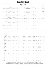télécharger la partition d'accordéon Radetzky March (Op 228) (Conducteur) au format PDF