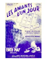 descargar la partitura para acordeón Les amants d'un jour (Chant : Edith Piaf) (Valse Chantée) en formato PDF