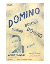 download the accordion score Domino (Chant : André Claveau) (Valse Chantée) in PDF format