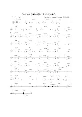 descargar la partitura para acordeón On va danser le Kuduro en formato PDF