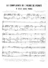 download the accordion score La complainte de l'heure de pointe (A vélo à Paris) (La di li La di lo)  in PDF format