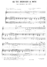 download the accordion score Si tu penses à moi (No Woman No Cry) in PDF format