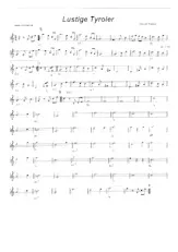 descargar la partitura para acordeón Lustige Tyroler (Valse Tyrolienne) en formato PDF