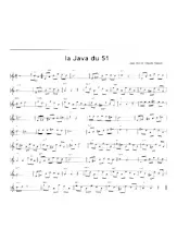 télécharger la partition d'accordéon La Java du 51 au format PDF