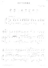 download the accordion score Octobre in PDF format