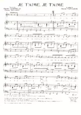download the accordion score Je t'aime Je t'aime  in PDF format