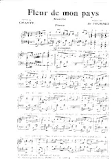 download the accordion score Fleur de mon pays (Marche) in PDF format