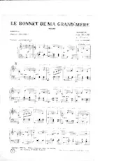 télécharger la partition d'accordéon Le bonnet de ma grand mère (Valse Chantée) au format PDF