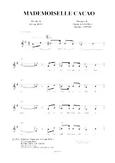 télécharger la partition d'accordéon Mademoiselle Cacao (Samba) au format PDF