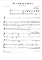 download the accordion score Et l'amour s'en va (Gran Premio) in PDF format