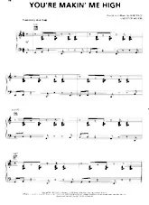 download the accordion score You're makin' me high in PDF format