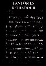 télécharger la partition d'accordéon Fantômes d'Oradour (Tango) au format PDF