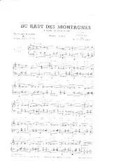 télécharger la partition d'accordéon Du haut des montagnes (Valse Auvergnate Chantée) au format PDF