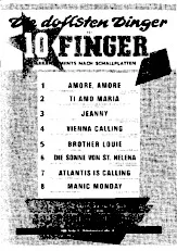 télécharger la partition d'accordéon Songbook : Die dollsten Dinger für 10 Finger (n°82) (8 Titres) au format PDF