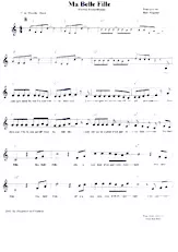 scarica la spartito per fisarmonica Ma belle fille (Marche Disco) in formato PDF