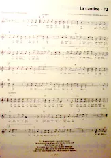 télécharger la partition d'accordéon La cantine (Chant : Carlos) au format PDF