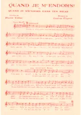 télécharger la partition d'accordéon Quand je m'endors (Quand je m'endors dans tes bras) (Valse Chantée) au format PDF