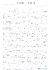 descargar la partitura para acordeón Tyroler Valse en formato PDF