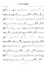download the accordion score L'hirondelle (Relevé) in PDF format