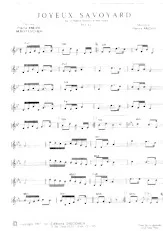 scarica la spartito per fisarmonica Joyeux Savoyard (Polka) in formato PDF