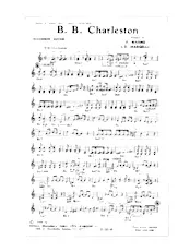 download the accordion score B B Charleston in PDF format