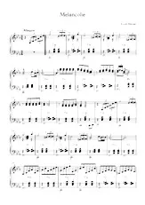 download the accordion score Mélancolie (Valse) in PDF format