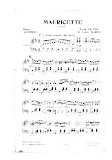 scarica la spartito per fisarmonica Mauricette (Valse) in formato PDF