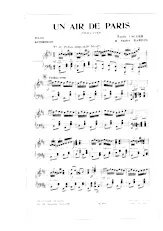 télécharger la partition d'accordéon Un air de Paris (Polka Step) au format PDF