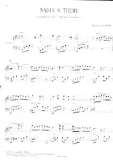 scarica la spartito per fisarmonica Nadia's Theme (Du feuilleton TV : Michel Strogoff) in formato PDF