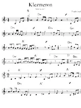 descargar la partitura para acordeón Klezmeron en formato PDF
