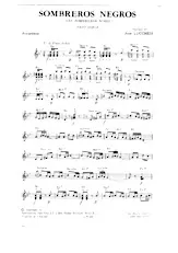 télécharger la partition d'accordéon Sombreros Negros (Les sombreros noirs) (Paso Doble) au format PDF