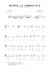 télécharger la partition d'accordéon Hymne à la Provence (Marche) au format PDF