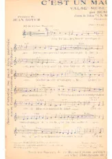 download the accordion score C'est un mauvais garçon (Valse Musette) in PDF format