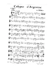 télécharger la partition d'accordéon Calypso d'Argentine au format PDF