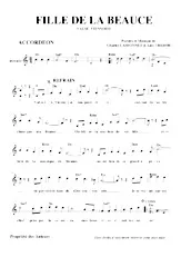 télécharger la partition d'accordéon Fille de la Beauce (Valse Viennoise) au format PDF