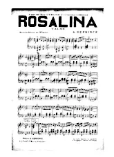 télécharger la partition d'accordéon Rosalina (Valse) au format PDF