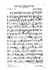 scarica la spartito per fisarmonica Monumental (Paso Doble) in formato PDF