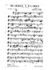 télécharger la partition d'accordéon Mujeres y Flores (Paso Doble) au format PDF