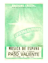 scarica la spartito per fisarmonica Paso Valiente (Orchestration Complète) in formato PDF