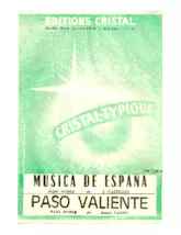 descargar la partitura para acordeón Paso Valiente (Orchestration Complète) en formato PDF