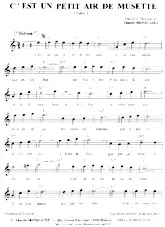 télécharger la partition d'accordéon C'est un petit air de musette (Valse Chantée) au format PDF