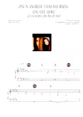 download the accordion score On n'oublie jamais rien On vit avec (Il ricordo che ho di noi) in PDF format